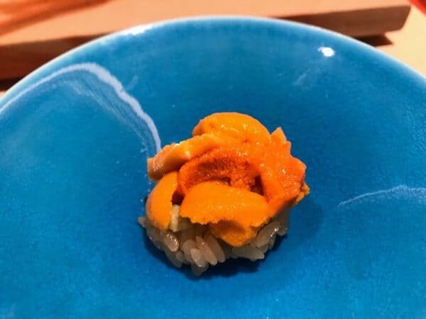 【日本東京】鮨 銀座おのでら-五千五日元就可吃到銀座板前壽司 20 海膽